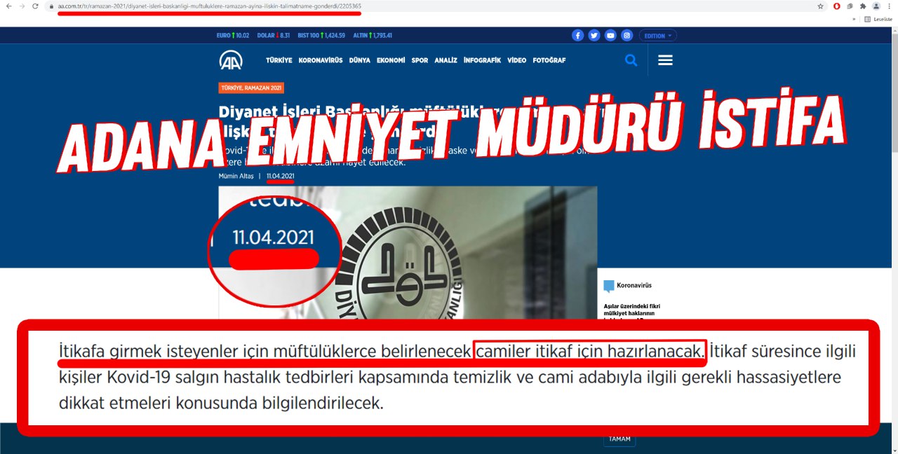  Furkan Gönüllüleri İtikaf